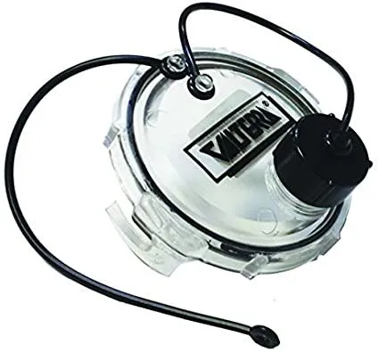 Waste Valve Clear Cap 3in VP